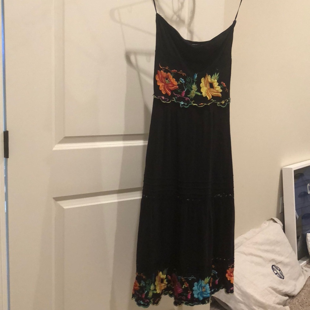Black maxi dress